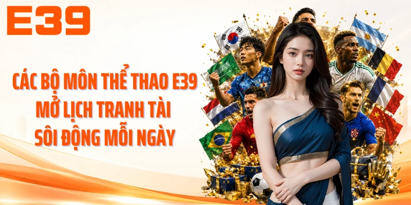 Các bộ môn thể thao E39 mở lịch tranh tài sôi động mỗi ngày