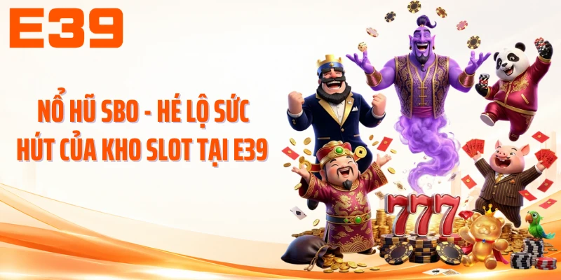 Nổ Hũ SBO - Hé Lộ Sức Hút Của Kho Slot Tại E39 