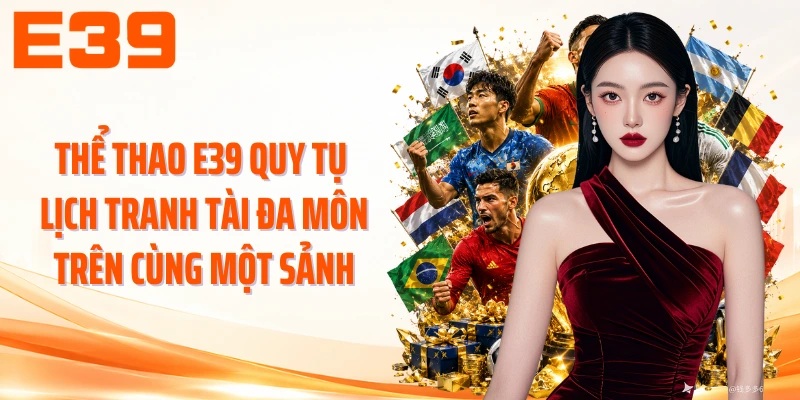 Thể thao E39 quy tụ lịch tranh tài đa môn trên cùng một sảnh